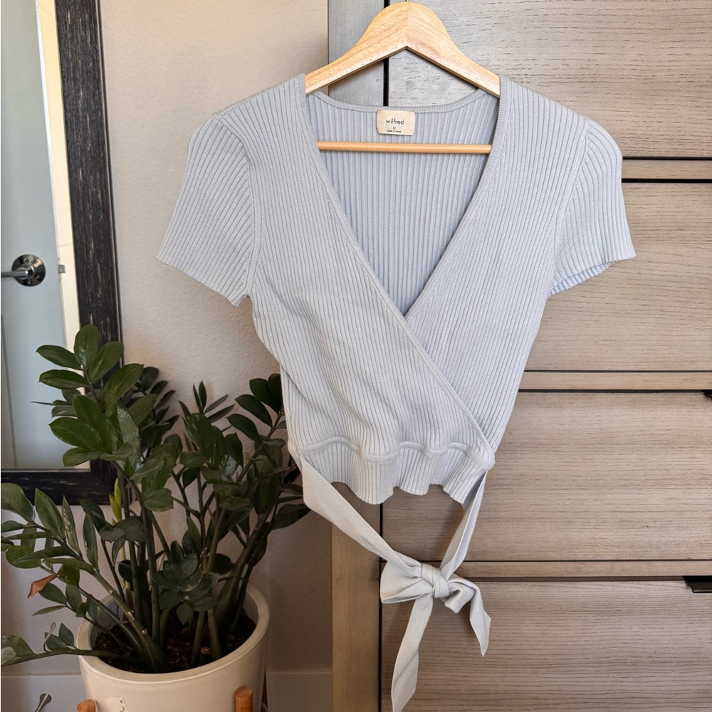 Aritzia Wrap Top